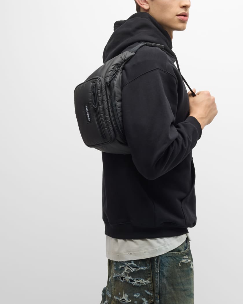 Balenciaga Men's Superbusy Multi-Pocket Sling Bag