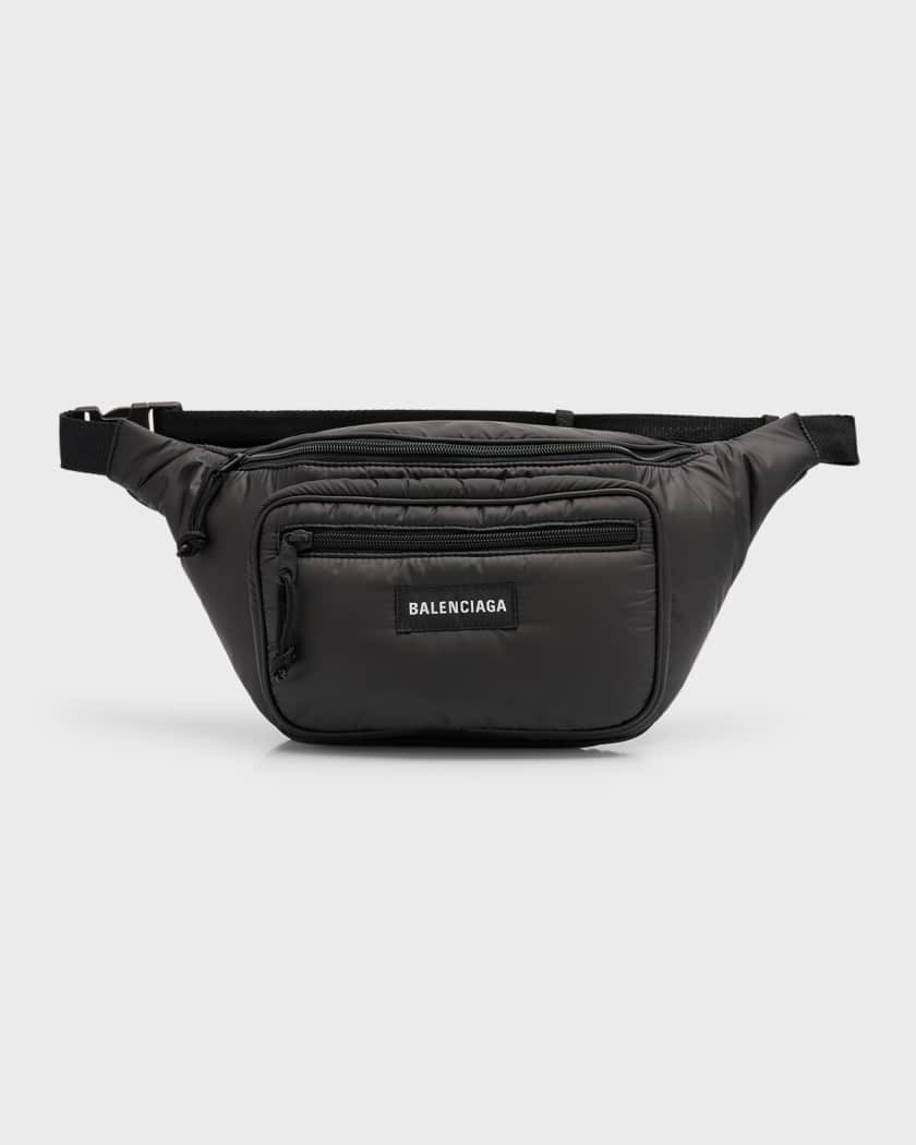 Balenciaga waist best sale bag leather
