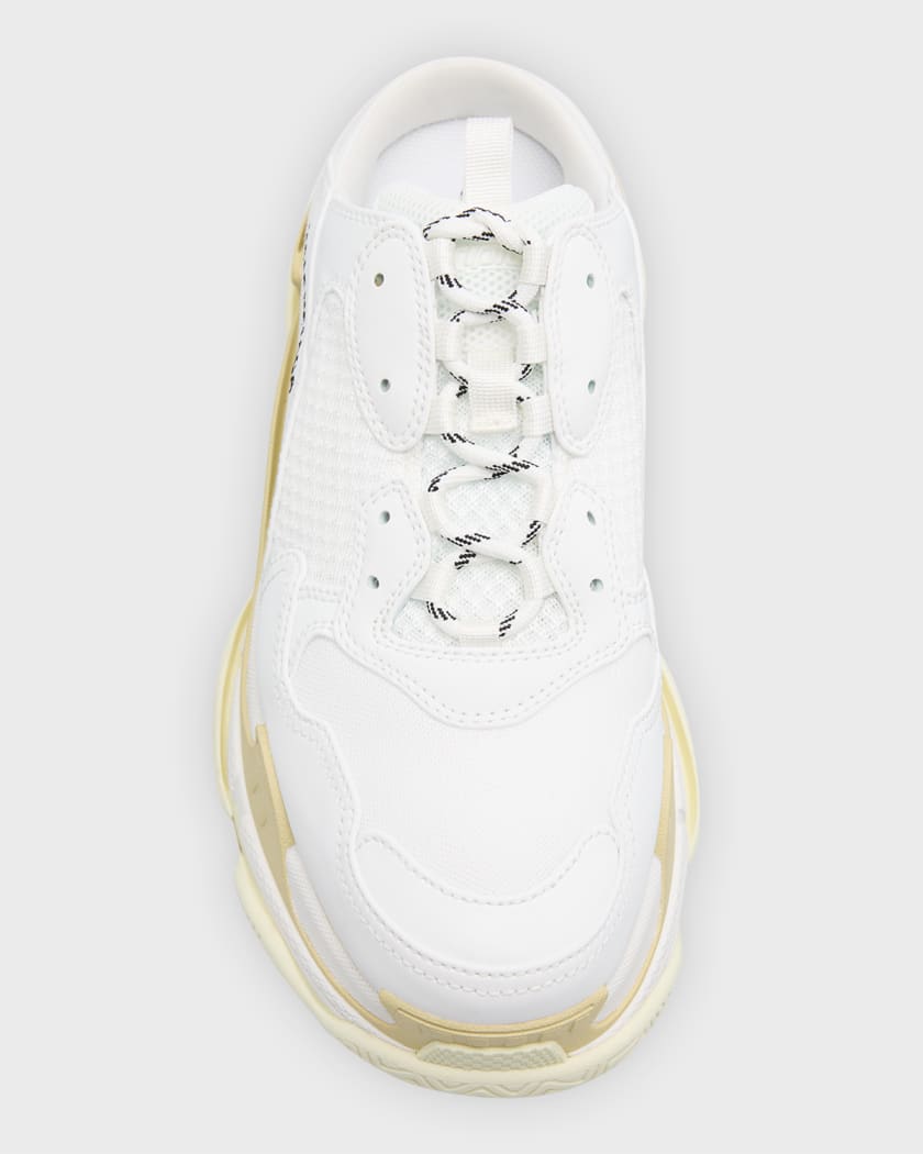 Triple s blanches hot sale