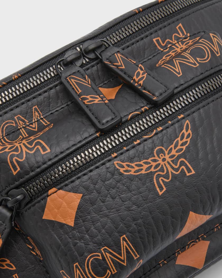 MCM 'Fursten' belt bag with logo pattern, Men's Bags