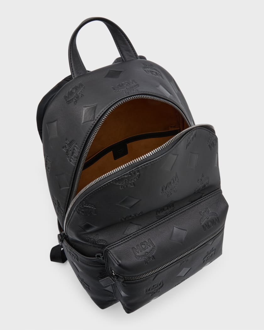 Mcm Stark Medium Leather Backpack