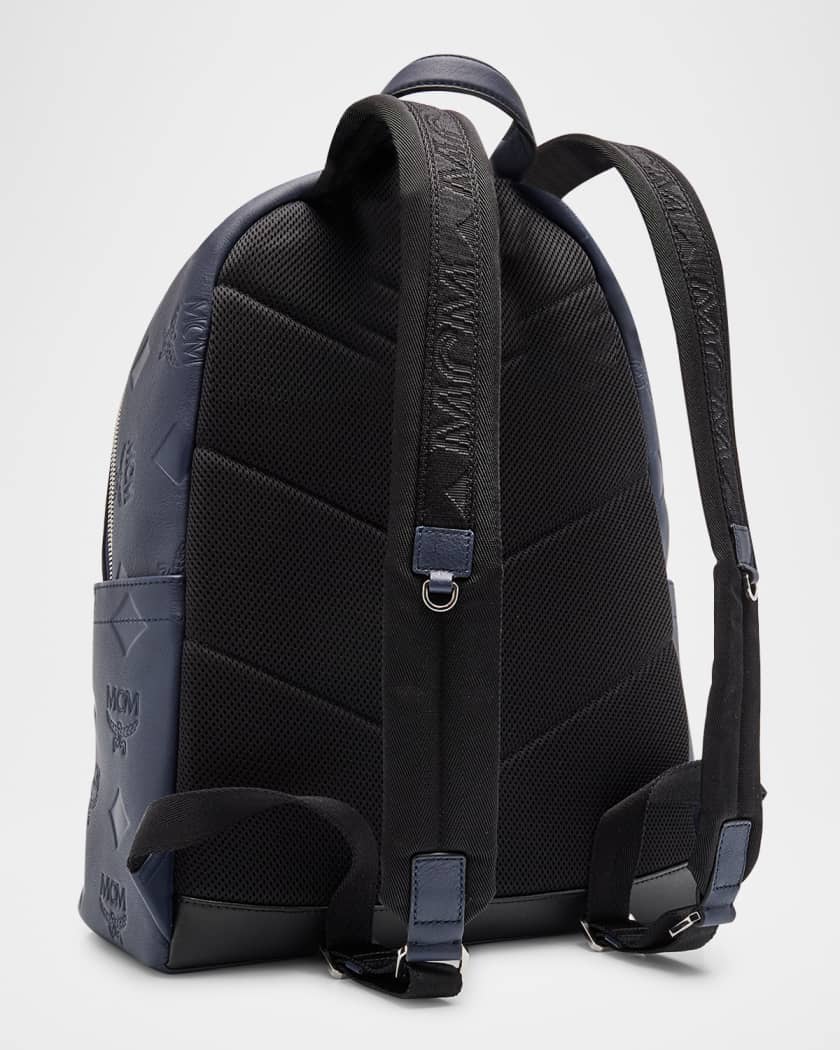 Stark Mini Embossed Leather Backpack