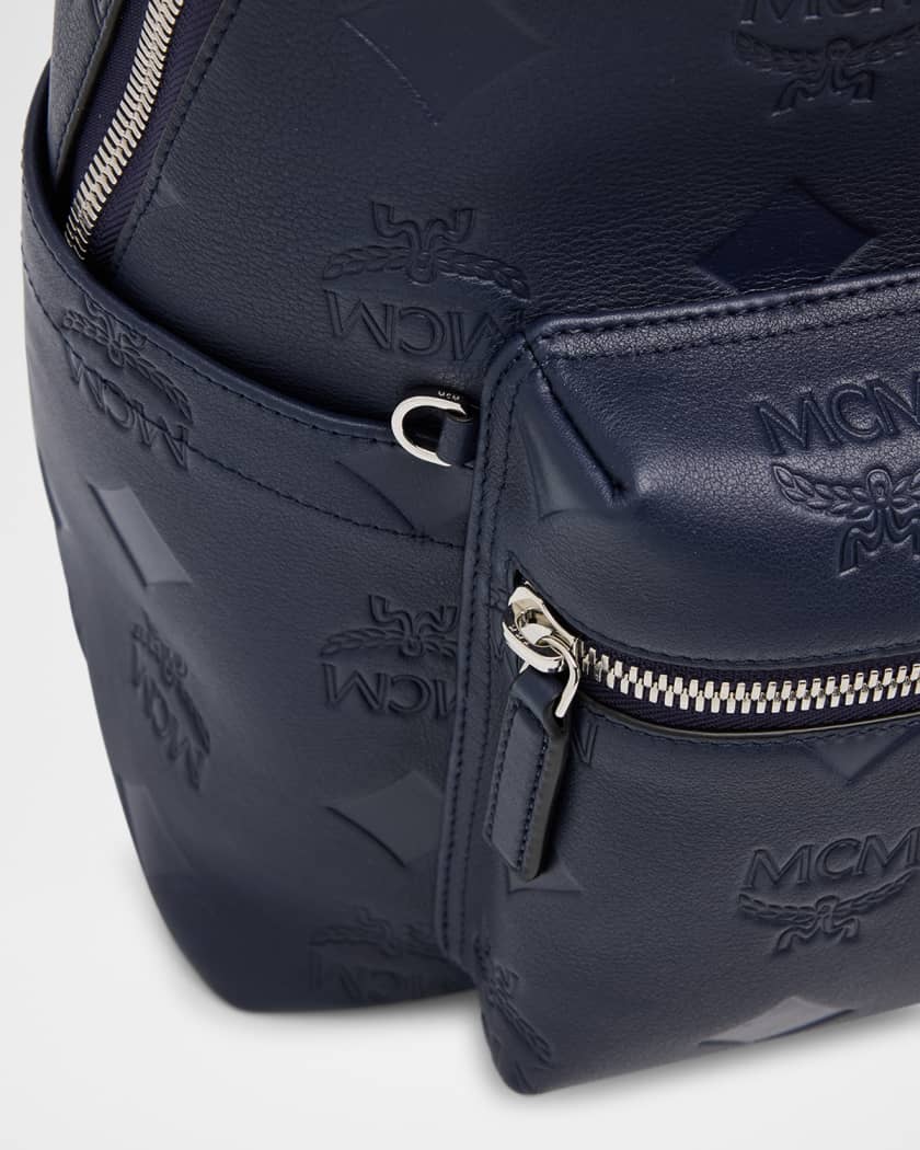 Stark Mini Embossed Leather Backpack