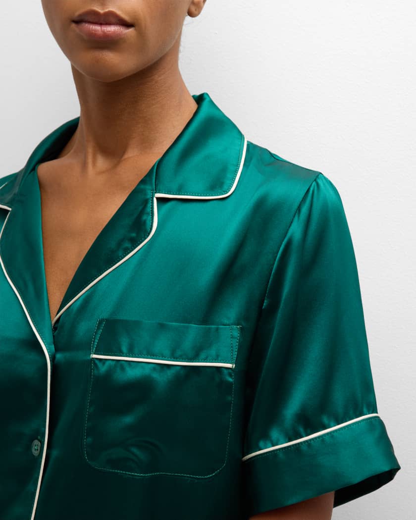 Neiman marcus silk pajamas clearance