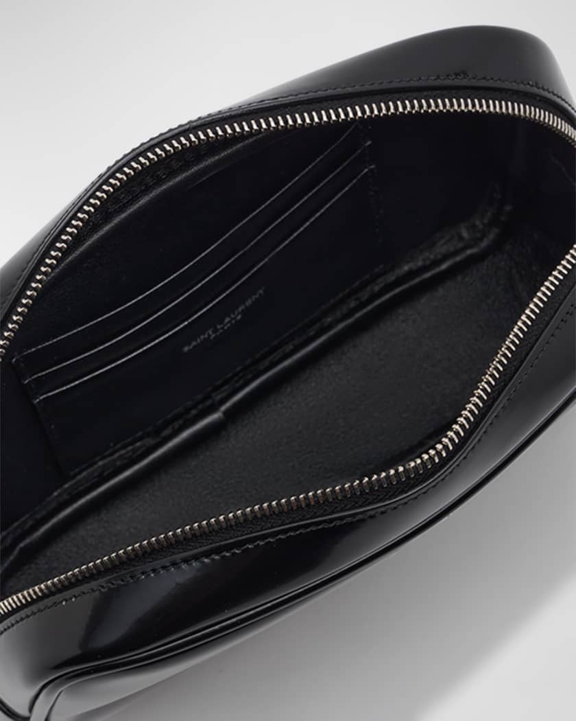 Mini lou pebbled leather camera bag saint best sale laurent