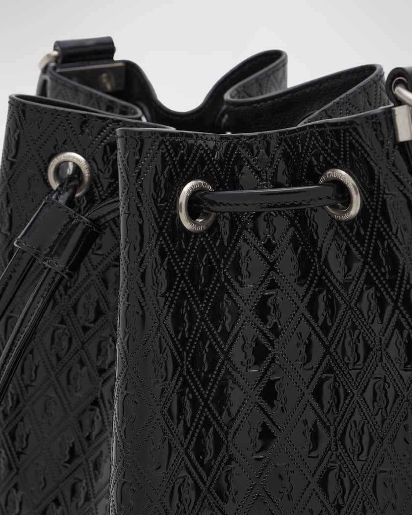 Saint Laurent Le Monogram Bucket Bag in Spazzolato Leather Neiman Marcus