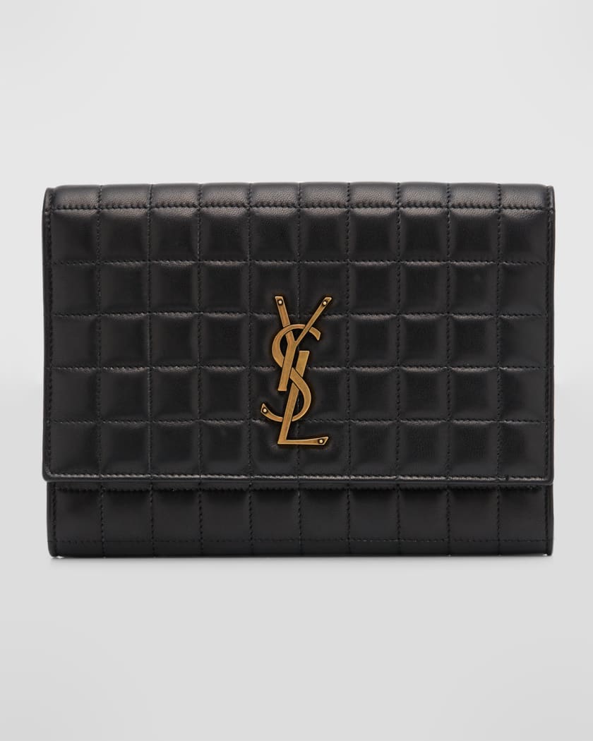 Saint Laurent - Paloma Red Patent Leather Envelope Clutch