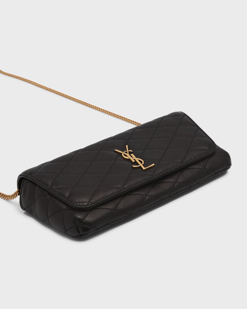 Saint laurent angie discount quilted leather shoulder bag