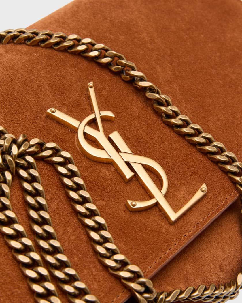 Saint Laurent Lou Crossbody Bag Small Monogram Beige in Calfskin with  Gold-tone - US