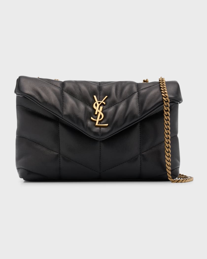Saint Laurent Toy YSL Quilted Puffer Chain Shoulder Bag