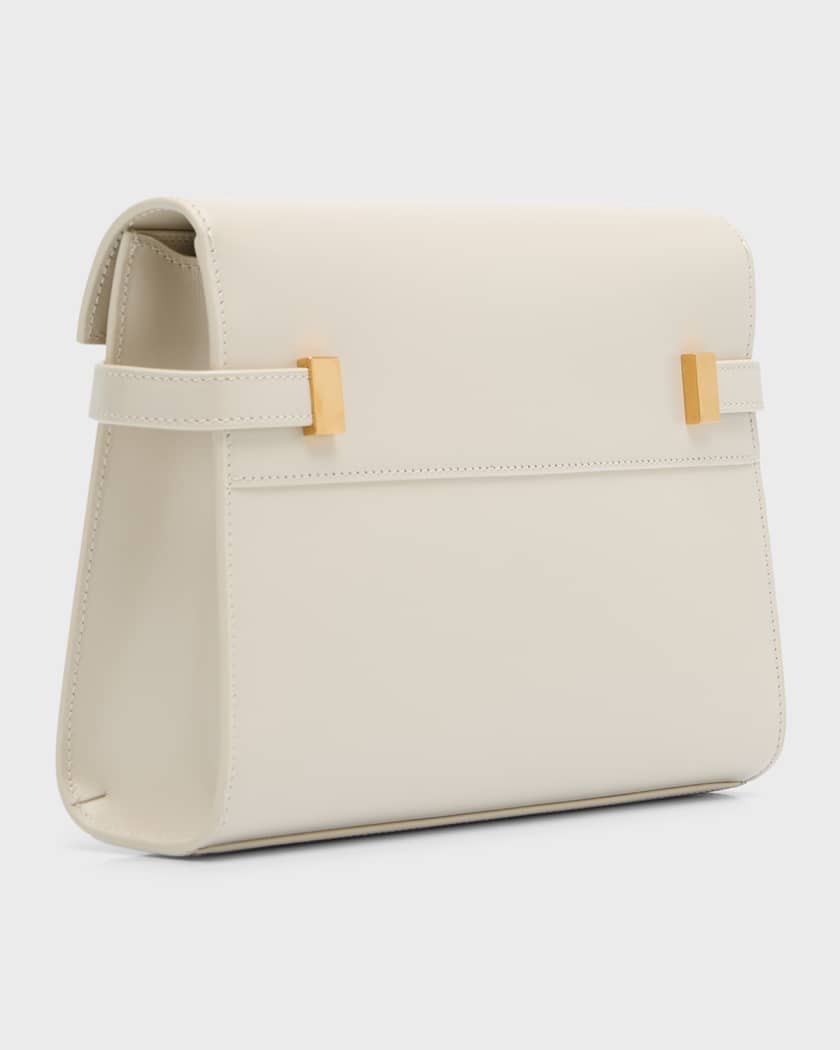 Saint Laurent Manhattan Small Shoulder Bag in Smooth Leather