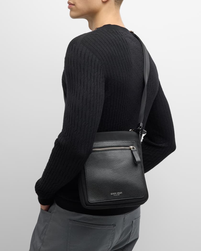 Giorgio Armani Cross-body Bag in Black for Men