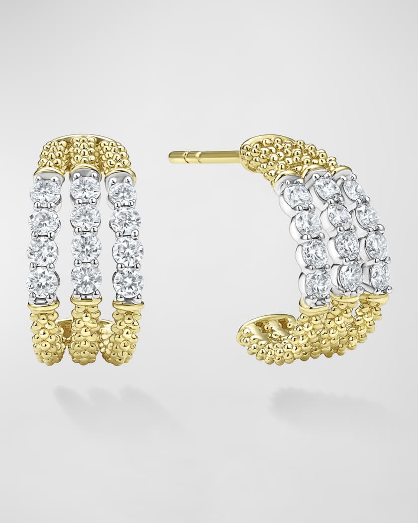 Lagos gold clearance hoop earrings