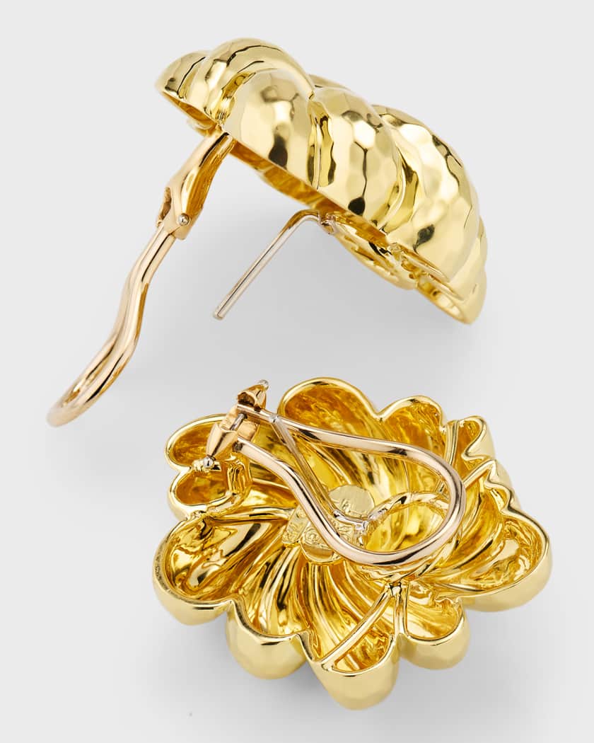 Estate gold earrings discount