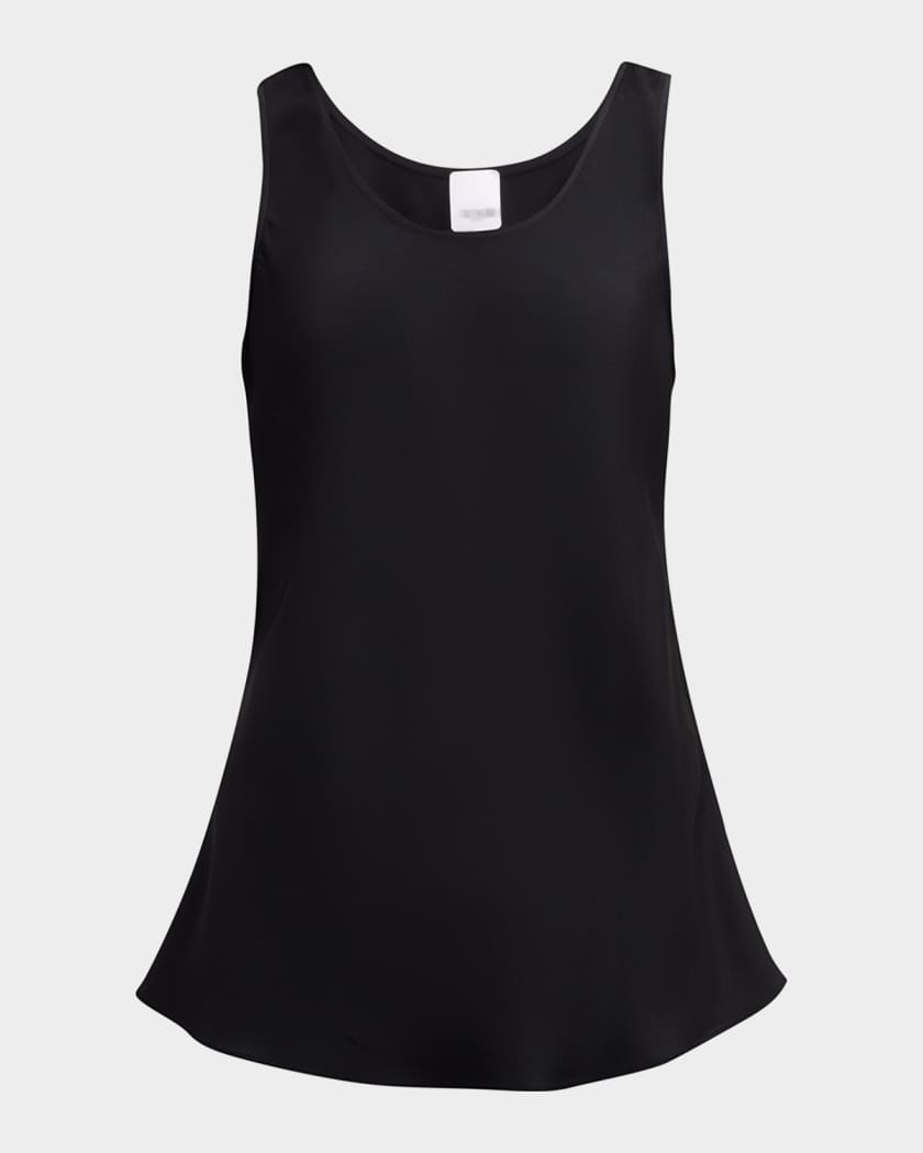 Silk Scoop-Neck Tank | Neiman Marcus