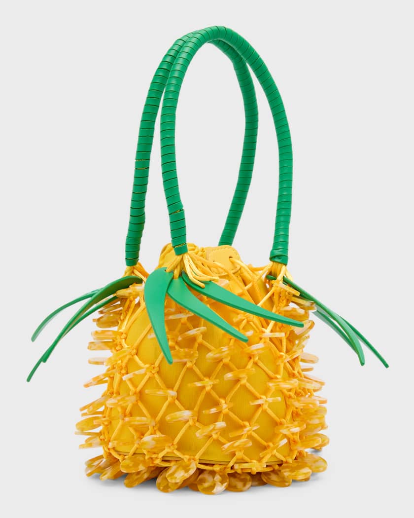Women's Pineapple Type Bucket Shoulder Bag