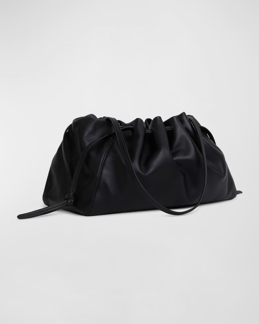 Mansur Gavriel Bloom Drawstring Leather Shoulder Bag
