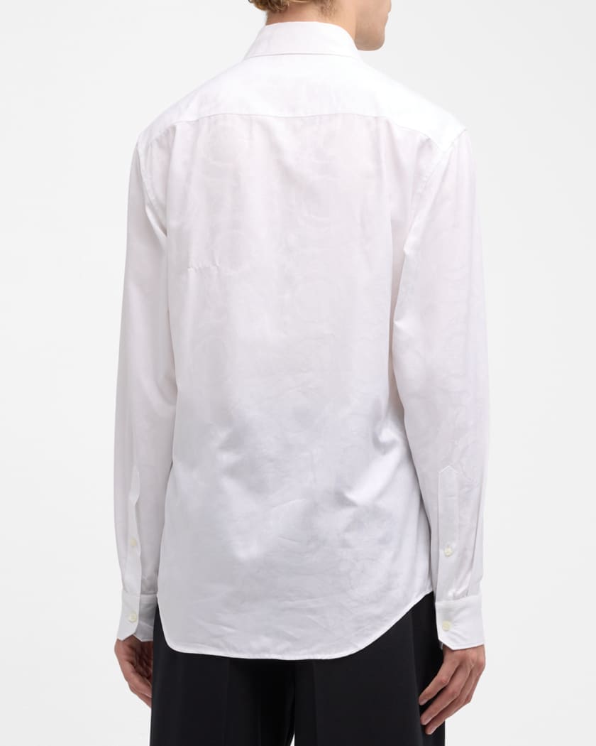 Men's Barocco Jacquard Sport Shirt