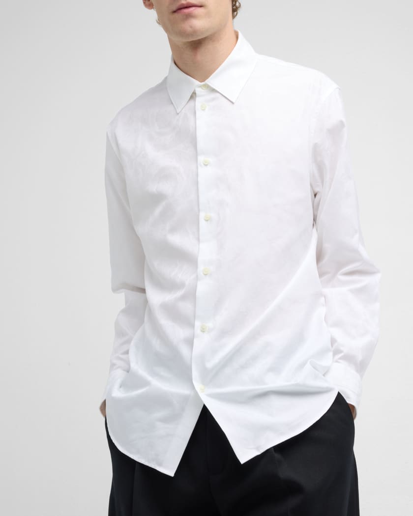 Men's Barocco Jacquard Sport Shirt