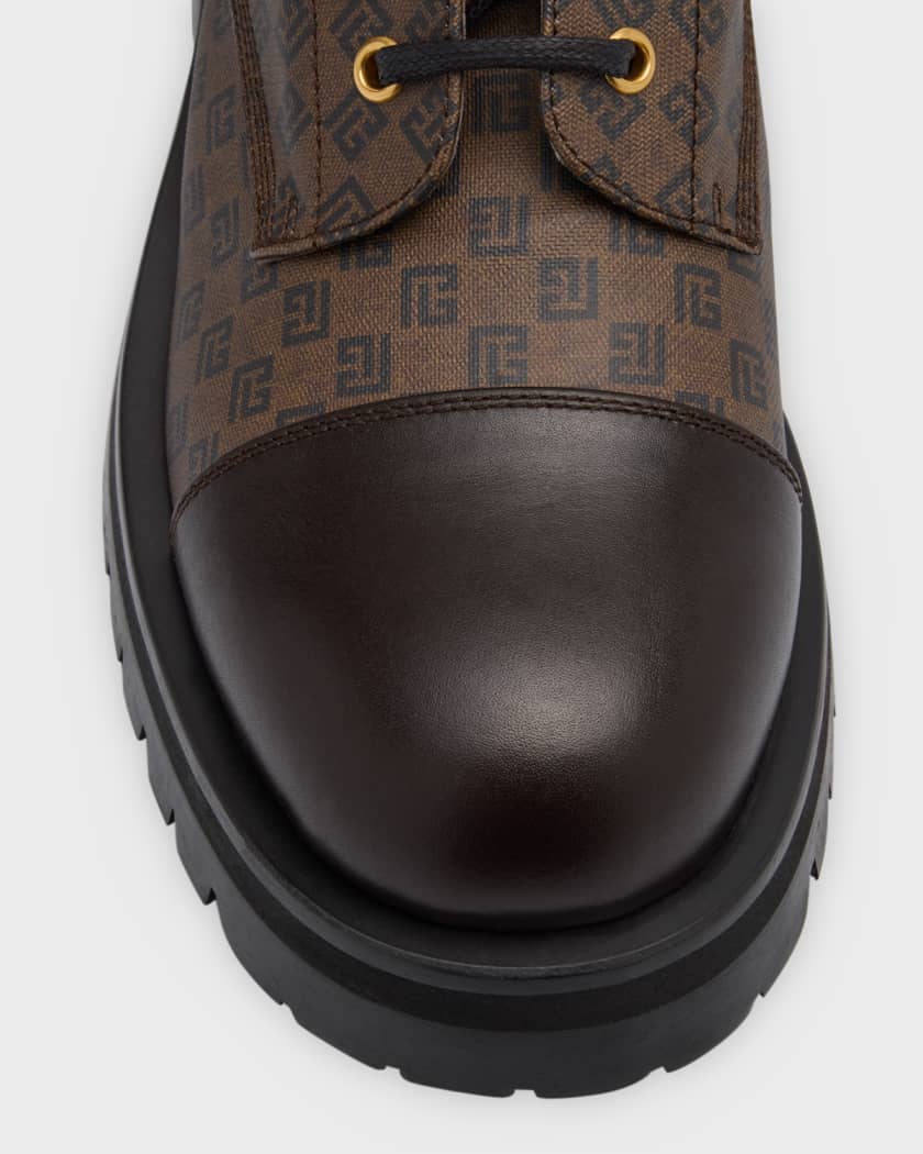 Louis Vuitton Monogram Black Wonderland Flat Ranger Boot 36.5