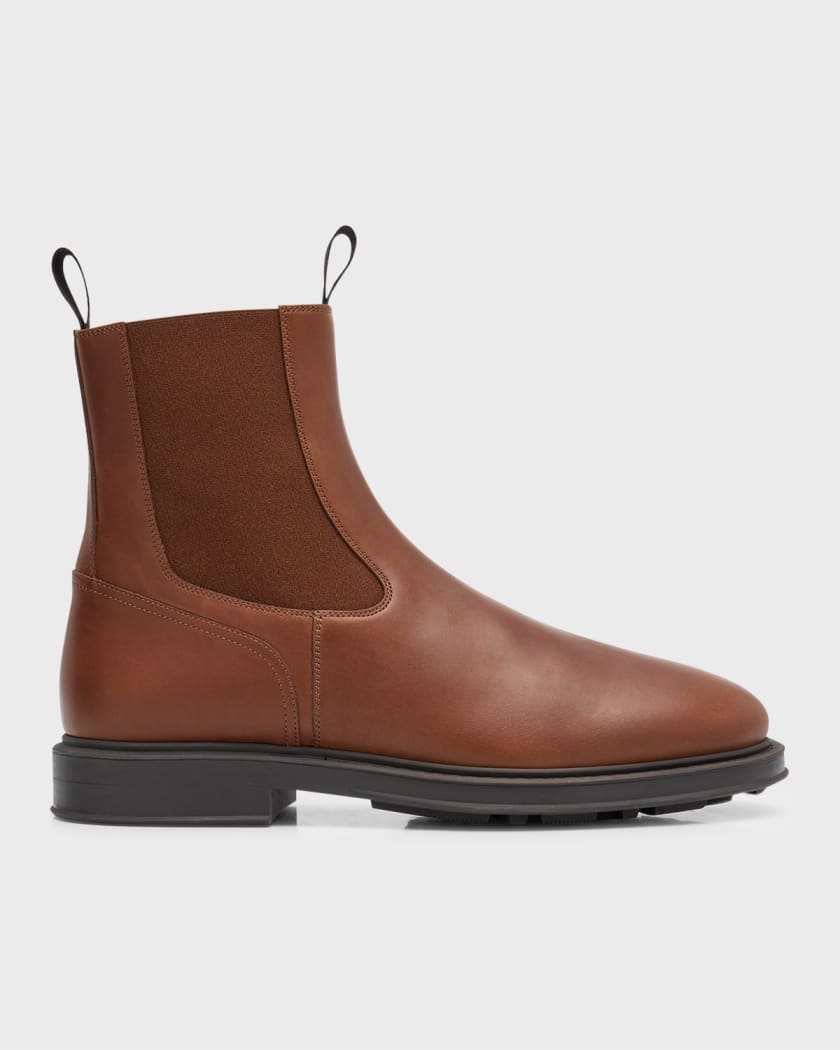 Aquatalia travis sale leather fur boots