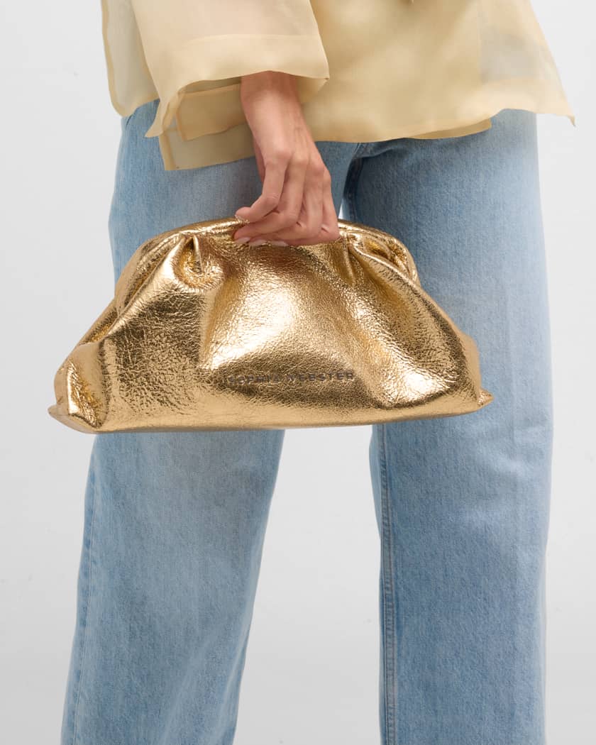 Sophia Webster Duchess Metallic Pouch Clutch Bag