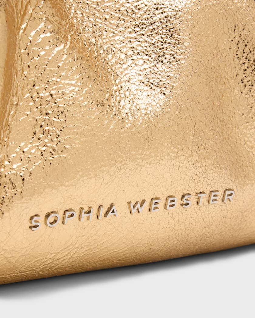 Sophia Webster Duchess Metallic Pouch Clutch Bag Neiman Marcus