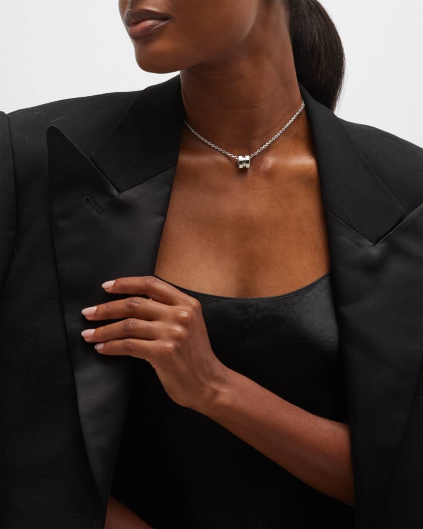 Ice cheap cube necklace
