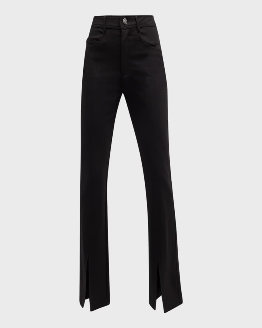 Ponte knit store pants with pockets