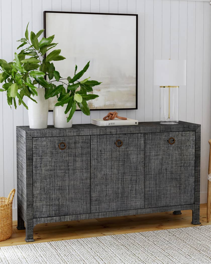Butler Specialty Co Camila Raffia Sideboard Neiman Marcus