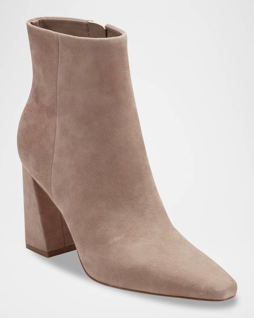 Yanara Leather Zip Booties