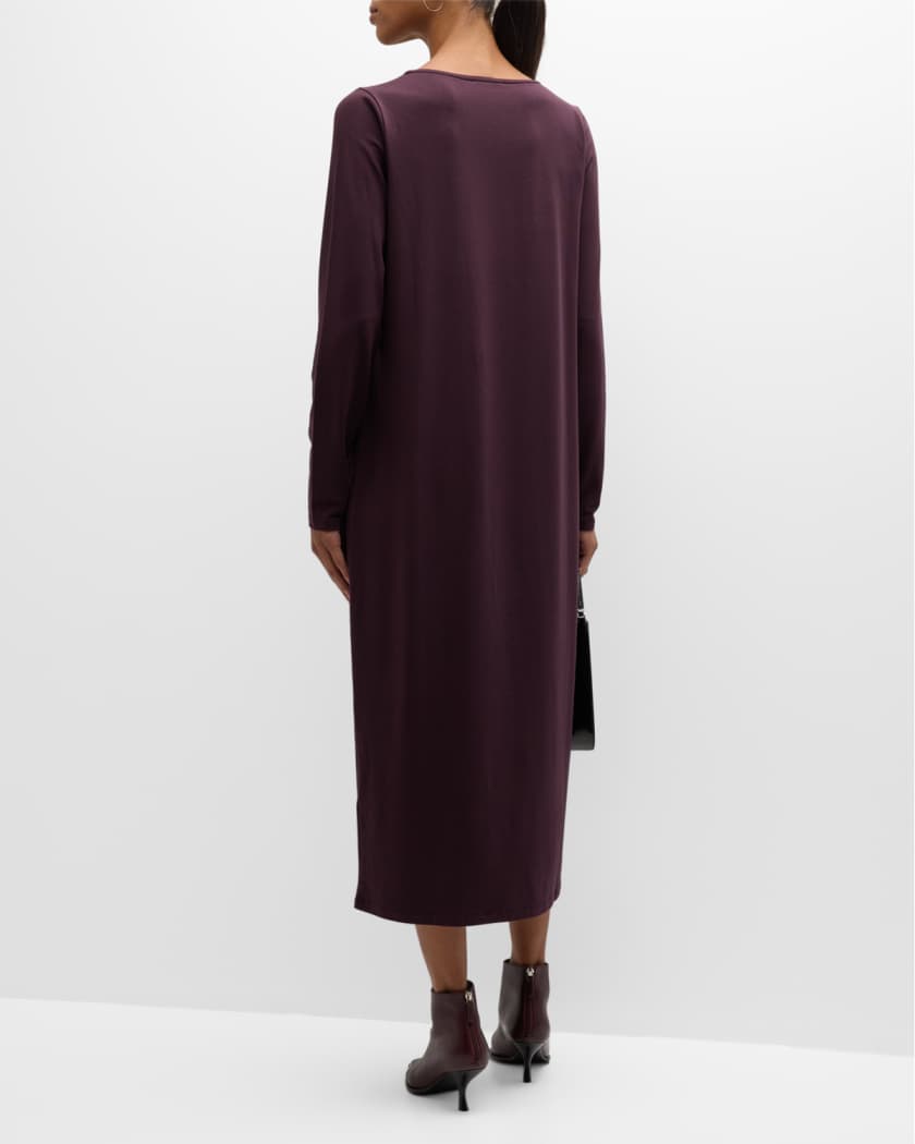 Eileen fisher outlet purple dress