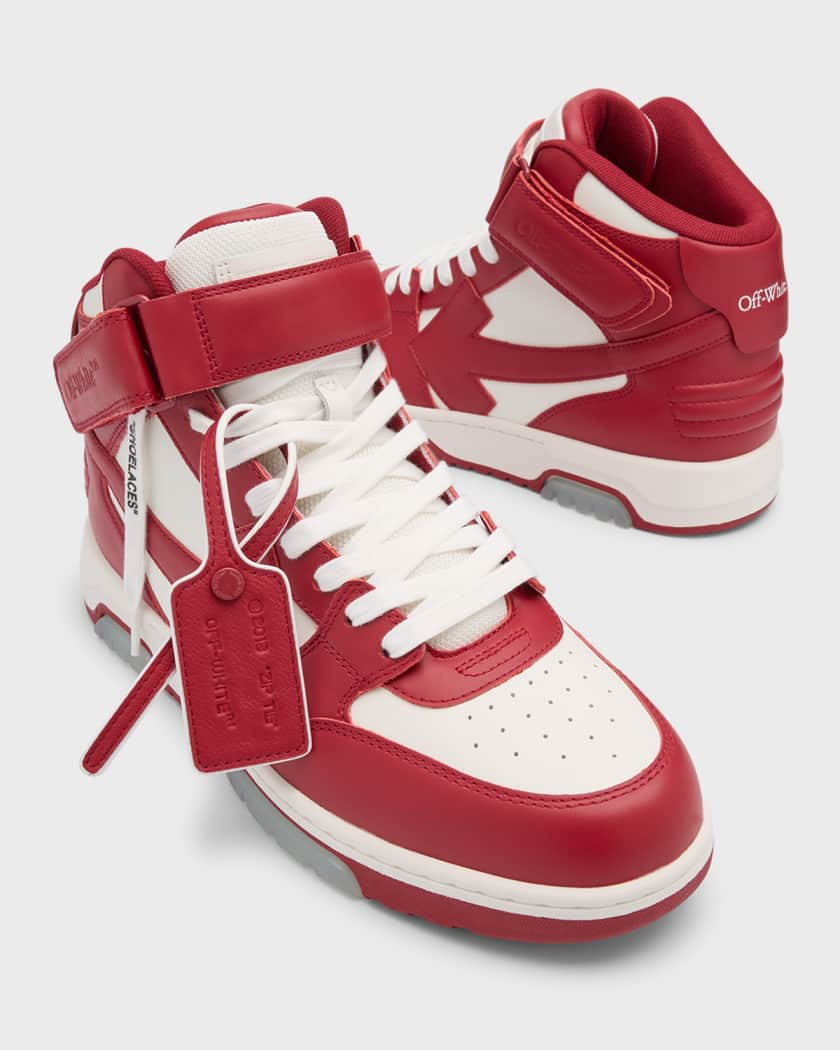 Off-White Leather Out of Office High-top Sneakers - Multi - 9