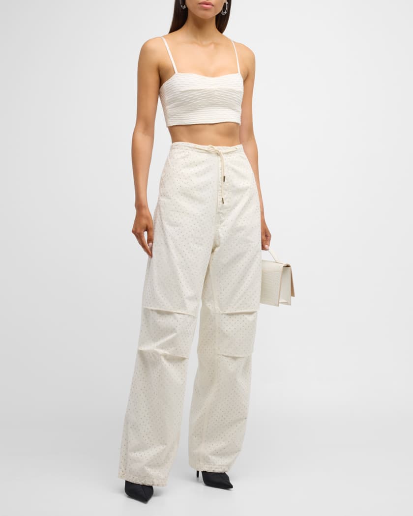 Pleated Ankle Pants - Daiseye