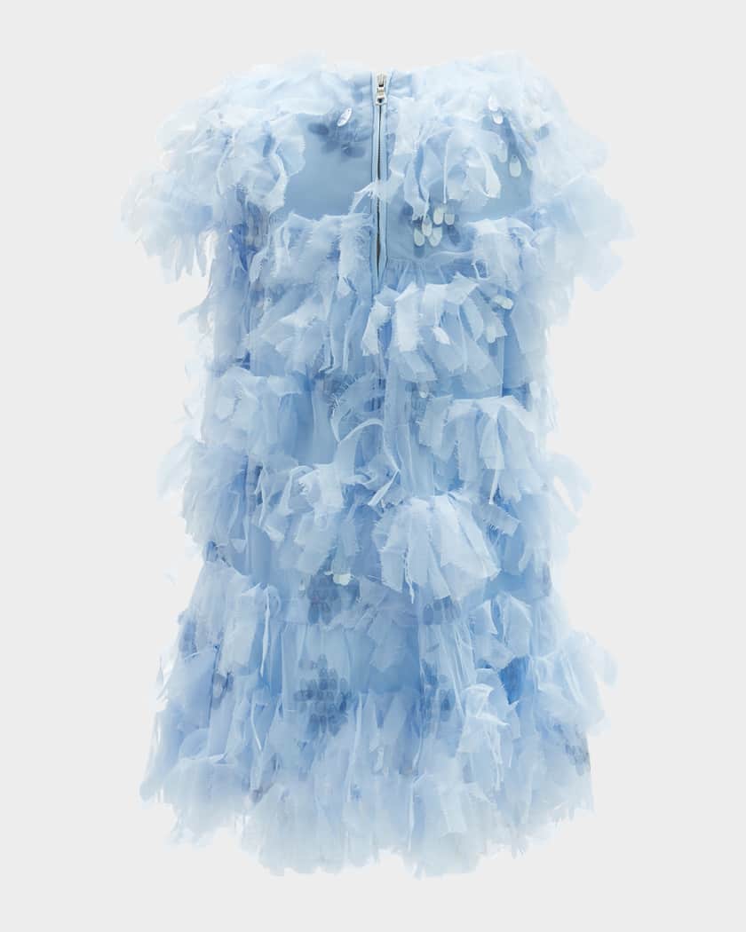 Girl's Mallory 3D Tiered Dress, Size 4-12