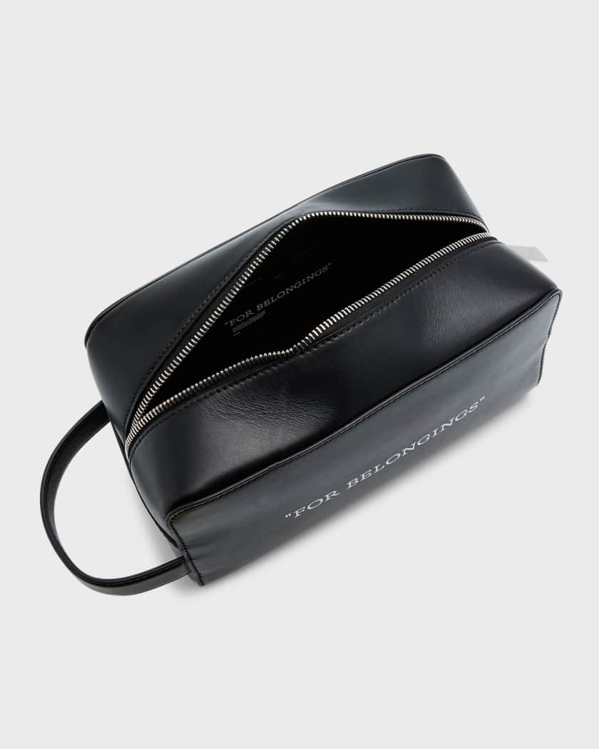 OFF-WHITE Laundry Pouch Black/White