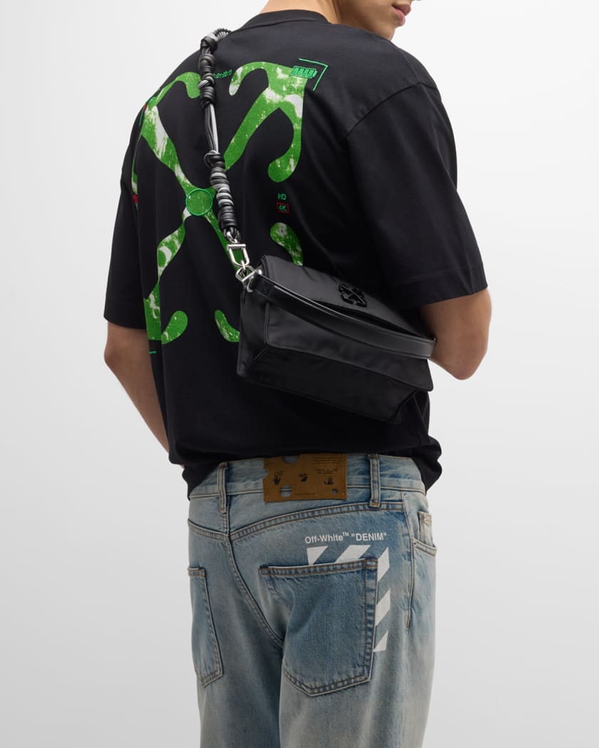 Off-White Black Jitney Messenger Bag