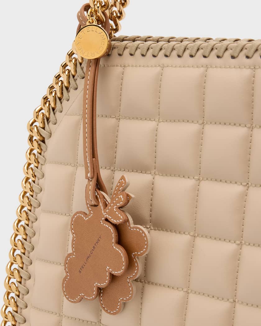 Quilted chain tote bag sales