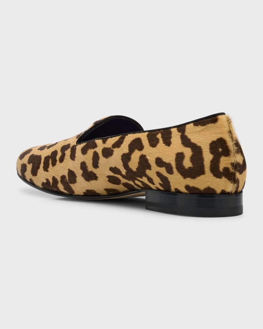 Ralph lauren leopard best sale loafers