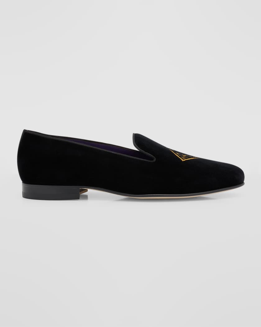 Ralph lauren velvet loafers sale