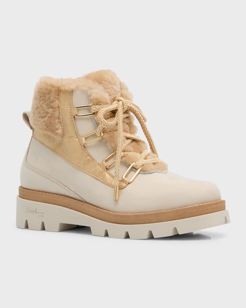 Women's phoenix lace shearling boot hot sale