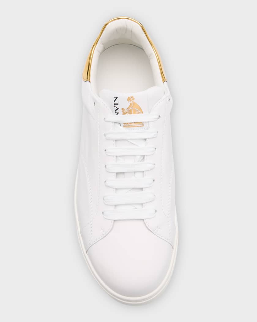 Lanvin DDB0 leather sneakers - White