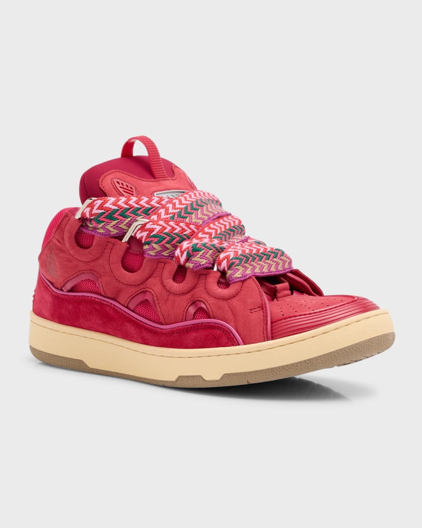 Men's Curb Chunky Low-Top Sneakers