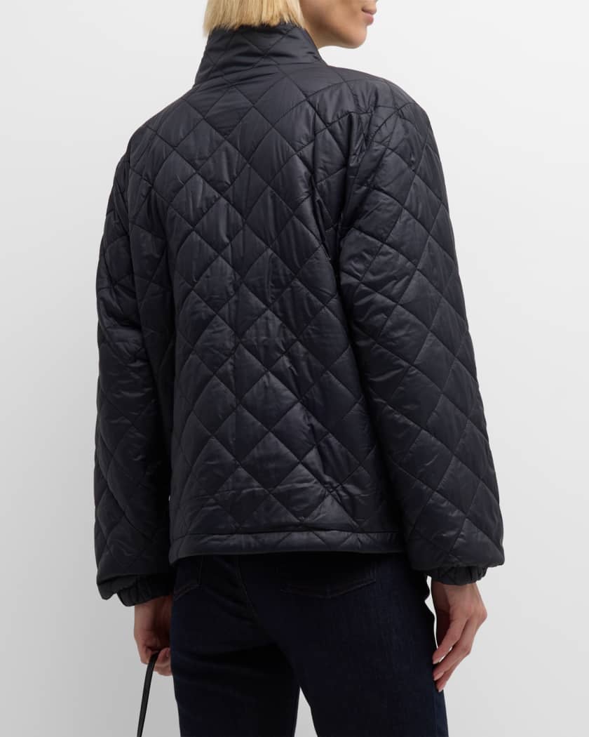 Eileen fisher quilted online coat