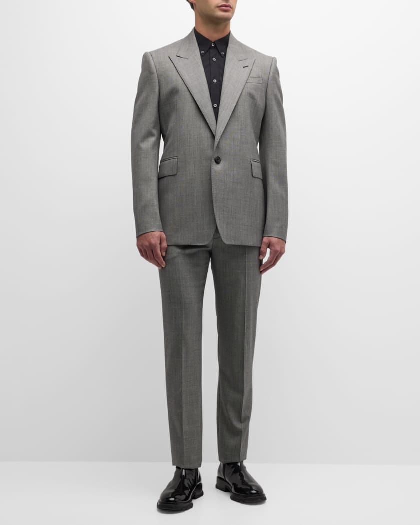 Sharkskin top sport coat