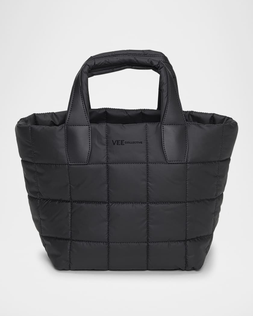 VeeCollective Porter Small Water-Resistant Quilted Tote Bag