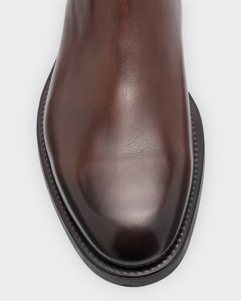 Men s Leather Chelsea Boots