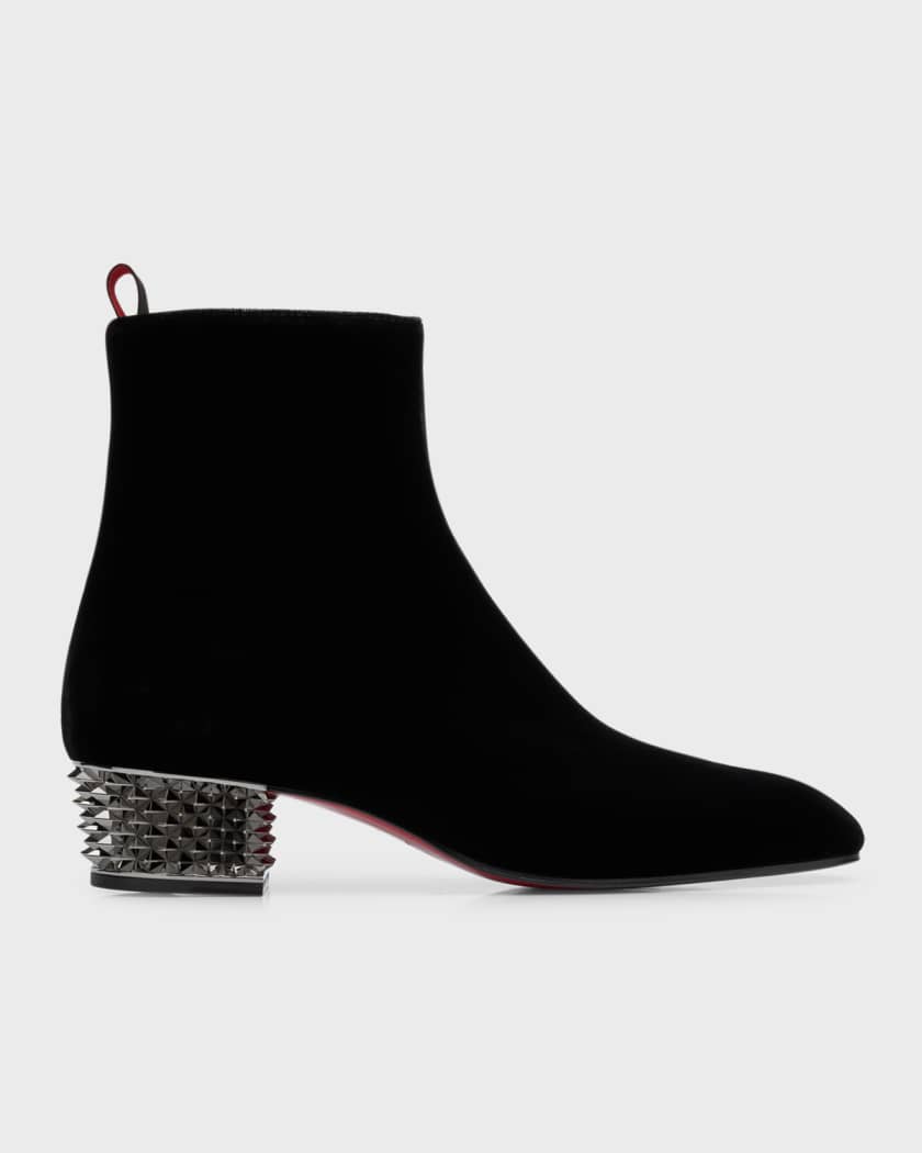 Men s Rosalio 40 Velvet Ankle Boots