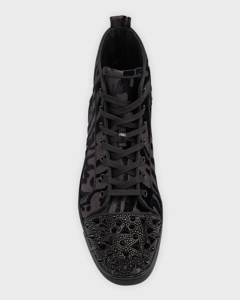 Men s Lou Pik Pik Velvet High Top Sneakers
