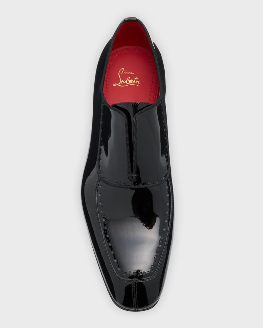 Christian Louboutin Men's Lafitte Leather Oxford Shoes